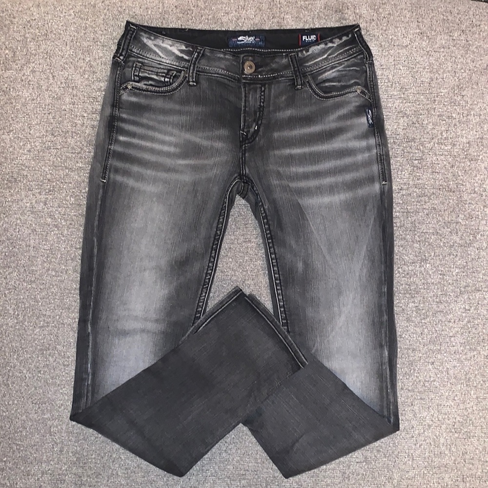 Silver Suki Jeans